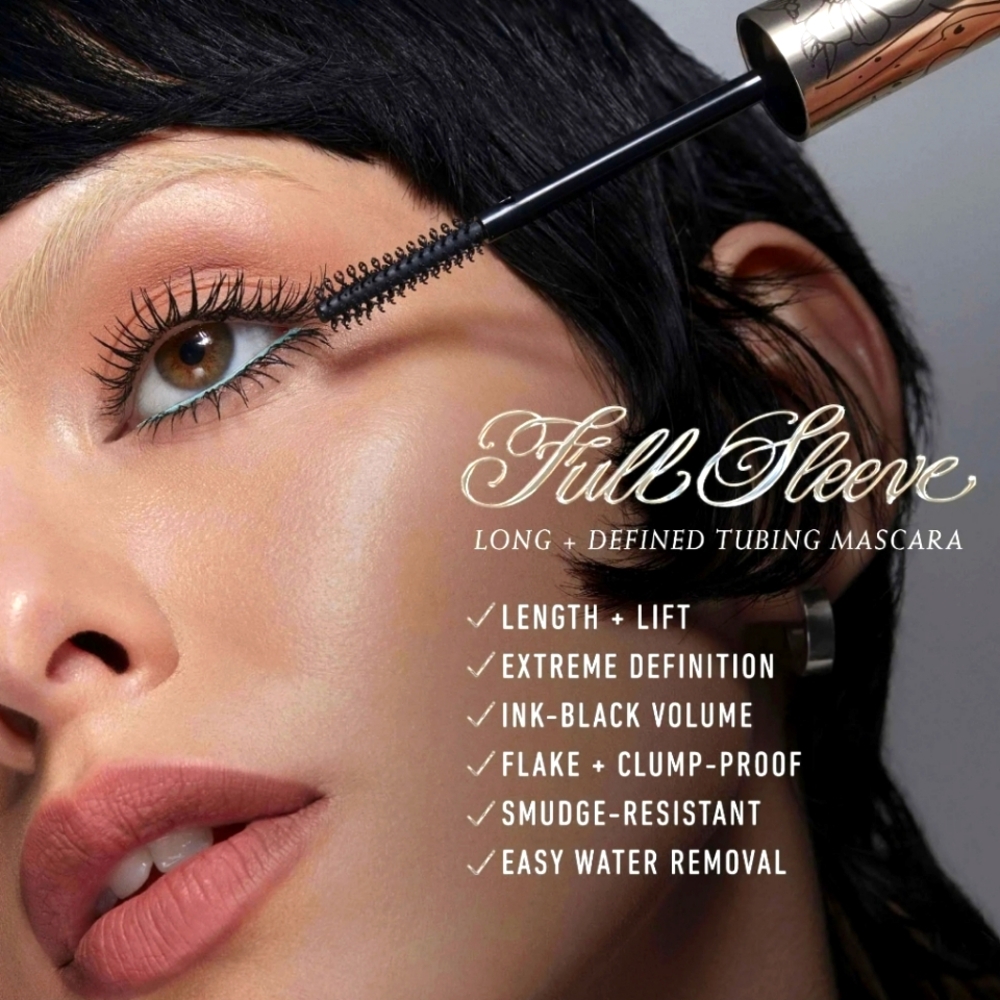 Full Sleeve Long + Defined Tubing Mascara - Black